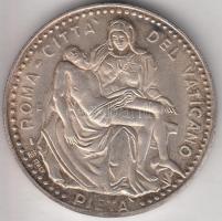 Vatikán DN "II.János Pál pápa - Pieta" ffém emlékérem T:2 Vatican ND "Pope John Paul II. - Pieta" white metal medallion C:XF