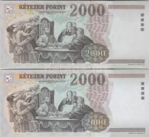 2004-2005. 2000Ft (2x) T:I