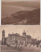 8 db jó minőségű, régi európai városképes lap / 8 European topographic postcards