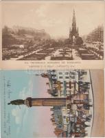 8 db jó minőségű, régi európai városképes lap / 8 European topographic postcards