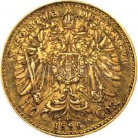 Ausztria 1896. 10K Au "Ferenc József" (3.37g/0.900) T:2-
Austria 1896. 10 Corona Au "...