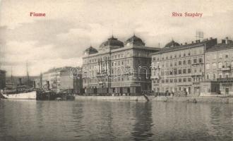 Fiume, Riva Szapáry, shop of Alessandro Billitz