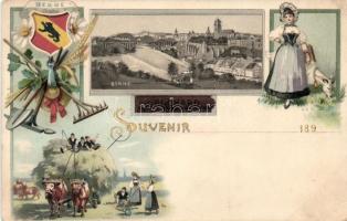 Bern, folklore, Suchard advertisement litho