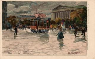 Budapest VIII. Múzeum körút litho s: Raoul Frank (EK)