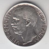 Olaszország 1927R 10L Ag "III. Viktor Emánuel" T:2- patina Italy 1927R 10 Lire Ag "Vittorio Emanuele III" C:VF patina