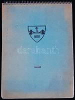 1943 naptár 52 db Budapest látképpel / calendar