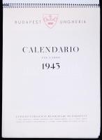1943 naptár 52 db Budapest látképpel / calendar