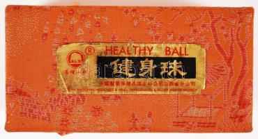 Kínai gyógygolyók eredeti dobozukban / 
Chinese healthy balls in original box
