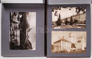 3 db emlékkönyv + 2 fotóalbum európai városképekkel