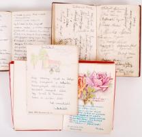 3 db emlékkönyv + 2 fotóalbum európai városképekkel