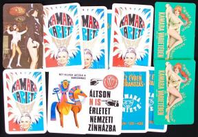 42 db vegyes kártyanaptár