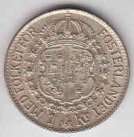 Svédország 1940. 1K Ag "V.Gusztáv" T:2
Sweden 1940. 1 Krona Ag "Gustaf V" C:XF