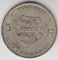 1947. 5Ft Ag "Kossuth" T:2