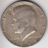 Amerikai Egyesült Államok 1967. 1/2$ Ag "Kennedy" T:2-
USA 1967. 1/2 Dollar Ag "Kenne...