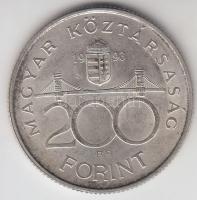 1993. 200Ft Ag "MNB" T:2