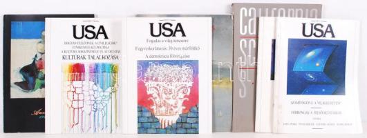 3 db művészeti folyóirat: American paintings 1750-1900 (angol)+ USA c. folyóirat 1992.73.szám. American still life 1945-1983 (angol)+ USA című folyóirat 1992.74.sz. California sculpture show( angol, francia, spanyol, német)+ USA című folyóirat 1989.65. és 1990.67.sz.