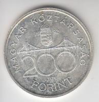 1992. 200Ft Ag "MNB" T:2