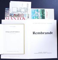 Il Palazzo Te di Mantova (olasz)+ 3 db mantovai prospektus és Az egyetemes festészet remekei: Rembra...