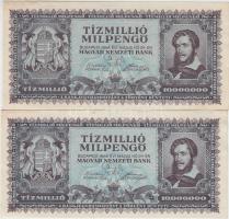 1946. 10.000.000MP (5x) T:I- (foltos, hajtatlan)
