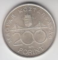 1993. 200Ft Ag "MNB" T:2
