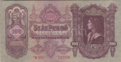 1930. 100P "*E" sorozat papírránccal T:I-