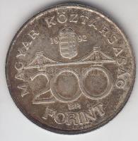 1992. 200Ft Ag "MNB" T:2