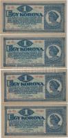 1920. 1K (4x) egymásutáni sorszámmal T:I