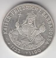 Németország 1990F 10M Ag "I. Barbarossa Frigyes" T:2 Germany 1990F 10 Mark Ag "Frederick I Barbarossa" C:XF