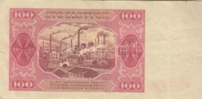 Lengyelország 1948. 100Zl T:III
Poland 1948. 100 Zlotych C:F