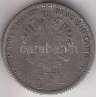 Ausztria 1859A 1/4Fl Ag T:3 Austria 1859A 1/4 Florin Ag C:F