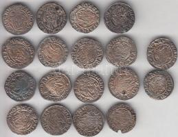 1528-1558. Denár Ag "I. Ferdinánd" (18x) klf évszámokkal! T:vegyes Huszár: 935., Unger II.: 745a