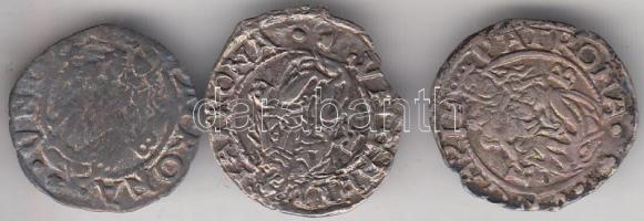 1560-63. Denár Ag "I. Ferdinánd" (3x) klf évszámokkal! T:vegyes Huszár: 936., Unger II.: 748a