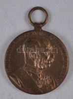 Ausztria 1898. "Signum memoriae - I.Ferenc József" Br kitüntetés szalag nélkül T:2 Austria 1898. "Signum memoriae - Franz Joseph I" Br medal without ribbon C:XF