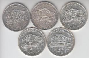 1992. 200Ft Ag "MNB" (5x) T:2