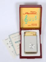 Royal musical gáz gyújtó eredeti díszdobozban