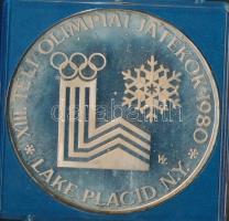 1980. 500Ft Ag "Téli Olimpia-Lake Placid" T:PP R! Eredeti MNB plasztiktokban és tanúsítván...