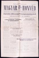 1956 A Magyar Honvéd c. lap november 22.-i száma a forradalom  és az olimpia híreivel