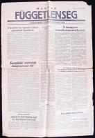 1956 A Magyar Függetlenség c. lap október 31.-i száma a forradalom híreivel