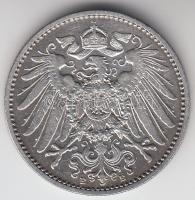 Német Birodalom 1910E 1M Ag T:2
German Empire 1910E 1 Mark Ag C:XF