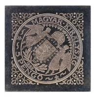 1929. 5P Ag "Szent László" CSEGELY U.P jelzéssel, Artex-veret (45mm/50.25g) T:PP Csak 1084...