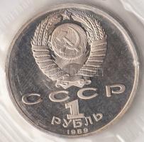 Szovjetunió 1989. 1R " 100éve született Khamza Niazi" T:PP Soviet Union 1989. 1 Rubel "100th Anniversary of the Birth of Khamza Niazi" C:PP