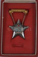 ~1950. "Sztahanovista" kitüntetés igazolvánnyal miniatűr nélkül és eredeti díszdobozban T:2