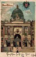 1898 Vienna, Hofburg Palace, litho s: Rosenberger (b)