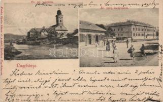 Nagybánya, girl school, church