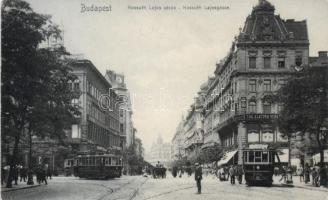 Budapest V. Kossuth Lajos utca, Berényi és Frankl divatáruháza, Electro Vitalner (EB)