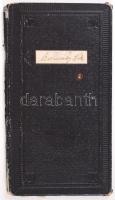 1920 műegyetemi index könyv, sok aláírással