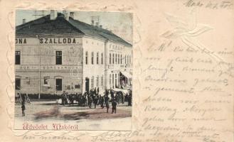 Makó Korona Szálloda mechanical card (b)