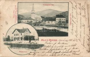 Nagyrőce railway station, Town Hall square (EB)