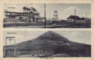 Nemesgulács bazaltbánya, zúzótelep