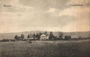 Bonyha railway station (pinhole)